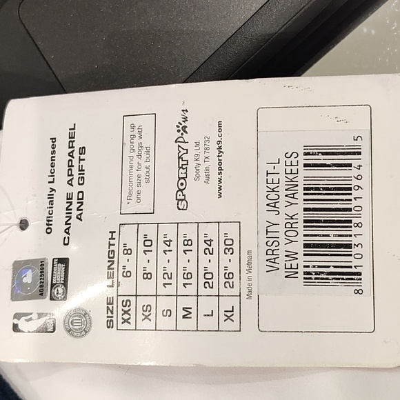 Yankees baseball jackets bonus dog jacket - Picture 4 of 6